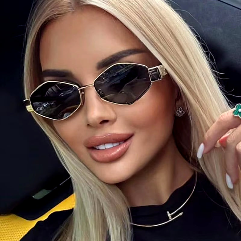 Woman Sunglasses Polygon Lennive