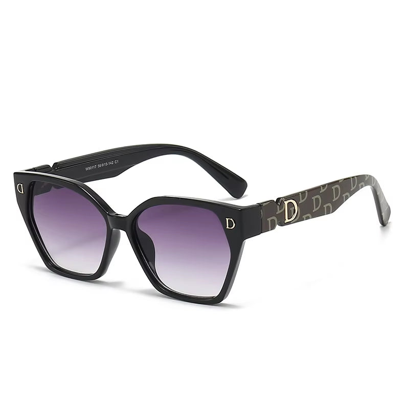 New Fashion Luxury Brand Women Sunglasses for Men Stylish Cateye Glamour Female Sun Glasses Trend Female Shades Glamour Eyewear