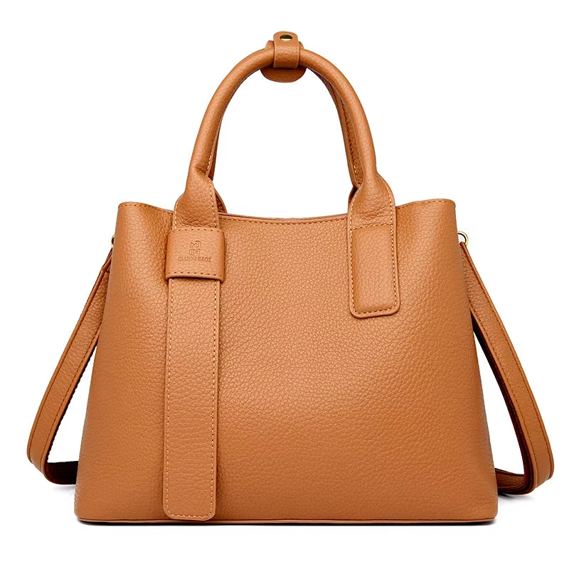 Fashion Handbags for Women Soft Leather Hand Bag Luxury Shoulder Bags Designer Large Tote Ladies Crossbody Messenger Bag Female