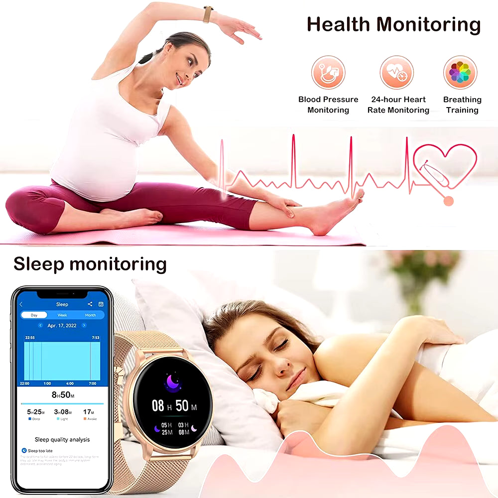 Bluetooth Call Smart Watch Women Custom Dial Watches Men Sport Fitness Tracker Heart Rate Smartwatch for Android IOS Y22