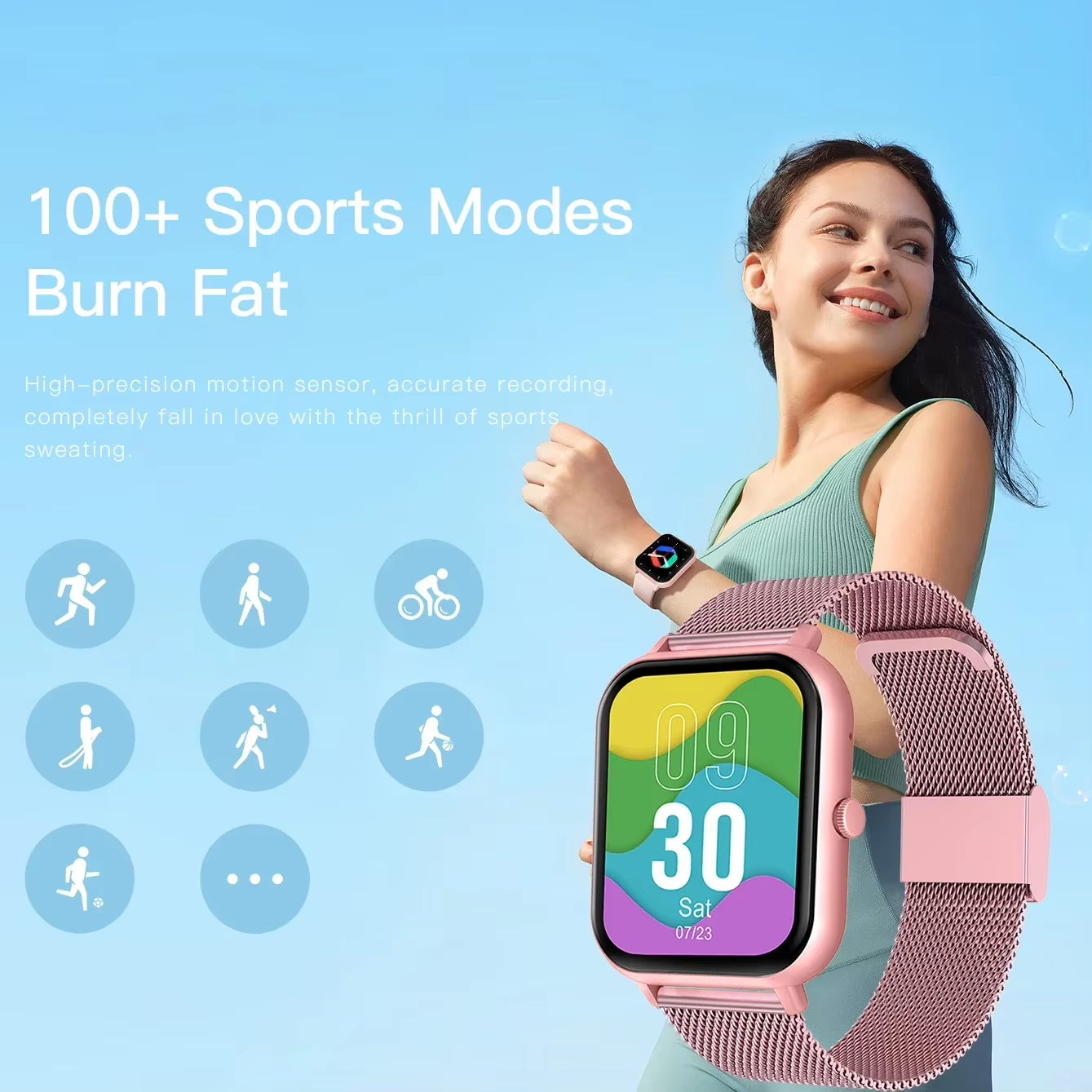 Xiaomi Smartwarch for Android IOS Waterproof
