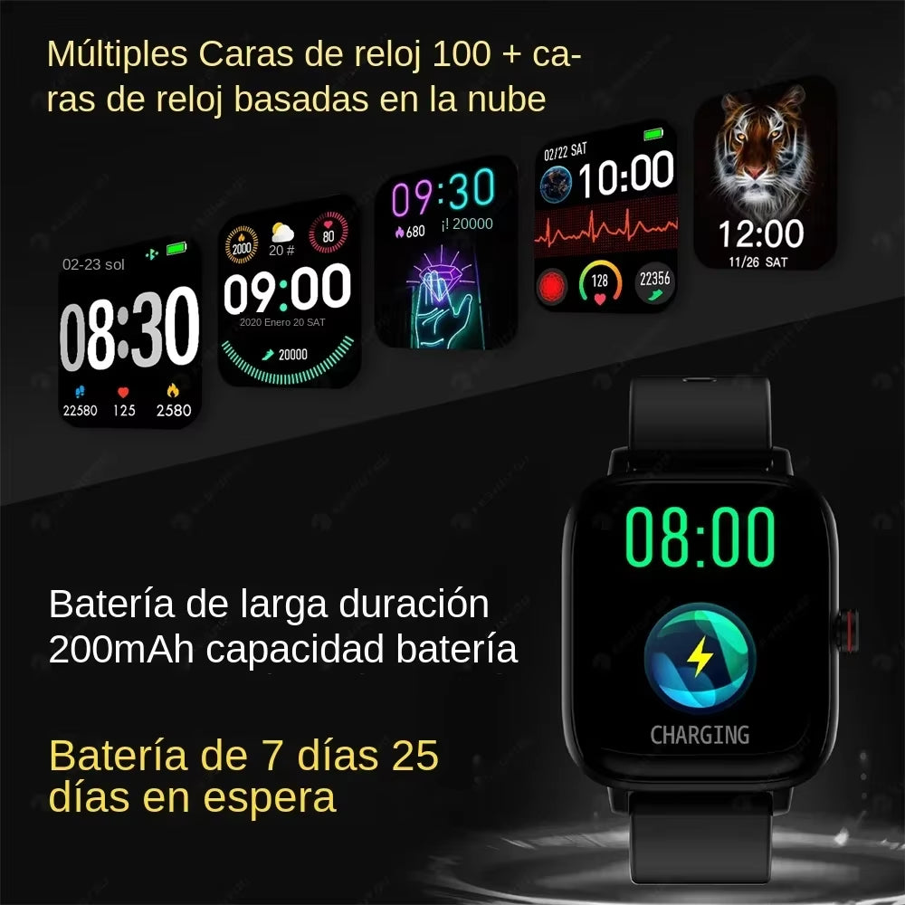 I13 Smart Watch Men Answer Call Full Touch Fitness Tracker Smartwatch Women Waterproof Weather for Android Ios Phone