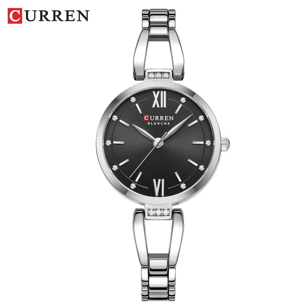 Luxury Woman Watch Stainless steel Curren