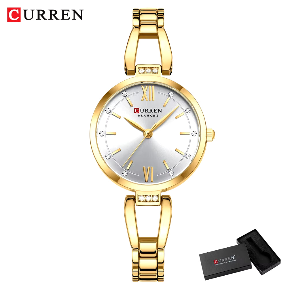 Luxury Woman Watch Stainless steel Curren