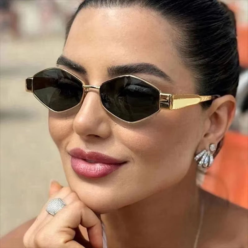 Woman Sunglasses Polygon Lennive
