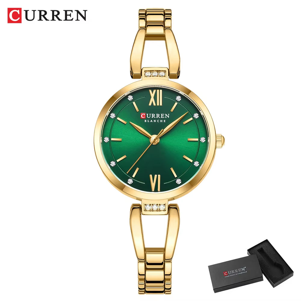 Luxury Woman Watch Stainless steel Curren