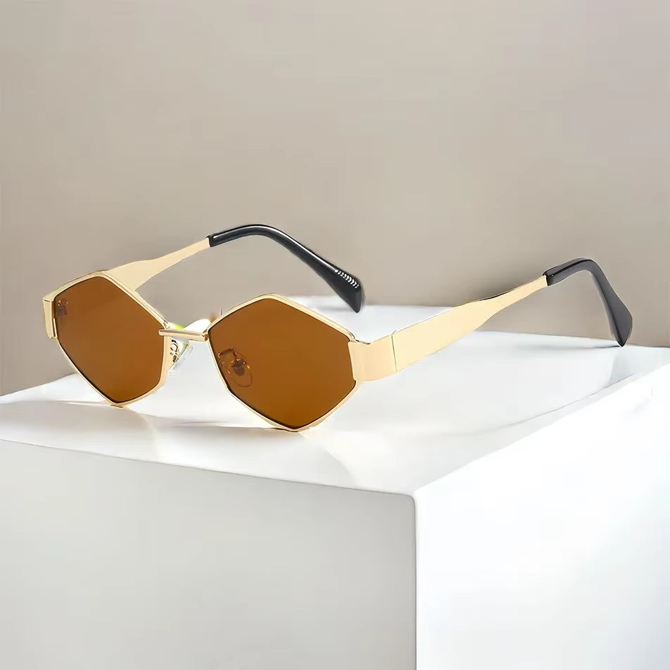 Woman Sunglasses Polygon Lennive