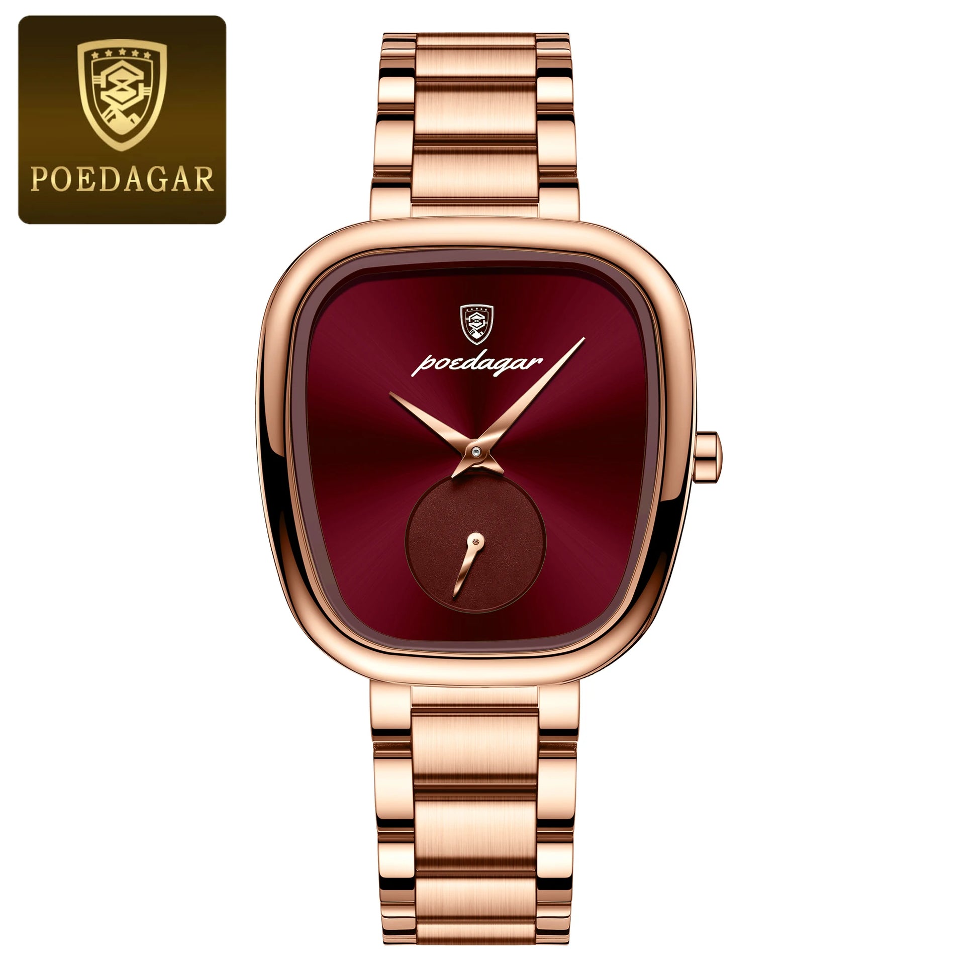 Luxury Watch for Woman Waterproof POEDAGAR