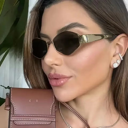 Woman Sunglasses Polygon Lennive