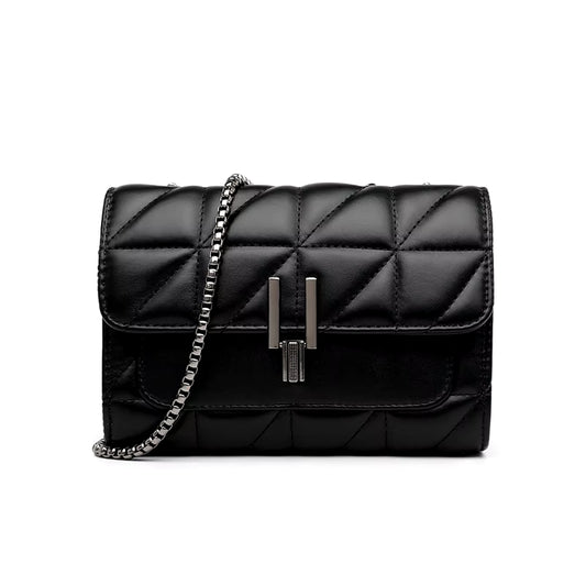 Women Luxury Designer Genuine Bags Leather Chain Women Handbags Shoulder Female Bag New Casual Fashion Ladies Messenger Bags
