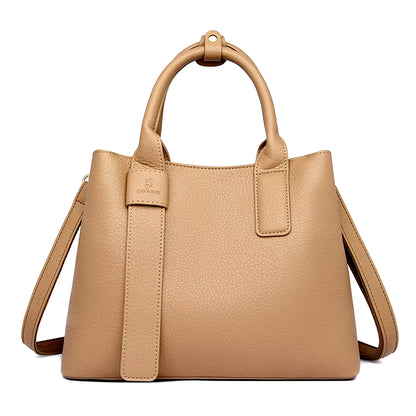 Fashion Handbags for Women Soft Leather Hand Bag Luxury Shoulder Bags Designer Large Tote Ladies Crossbody Messenger Bag Female