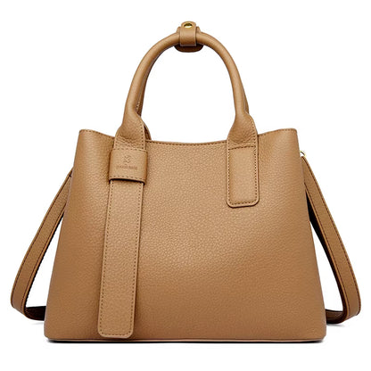 Fashion Handbags for Women Soft Leather Hand Bag Luxury Shoulder Bags Designer Large Tote Ladies Crossbody Messenger Bag Female