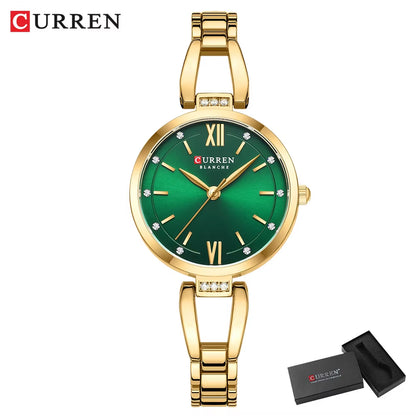 Luxury Woman Watch Stainless steel Curren
